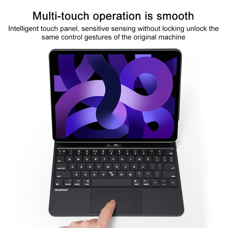 For iPad Pro 11 2018-2022/Air 10.9 2020-2022 MOMAX KB5 Mag Link Wireless Floating Waterproof Magnetic Keyboard - HoMEdemic™ 