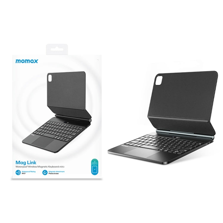 For iPad Pro 11 2018-2022/Air 10.9 2020-2022 MOMAX KB5 Mag Link Wireless Floating Waterproof Magnetic Keyboard - HoMEdemic™ 