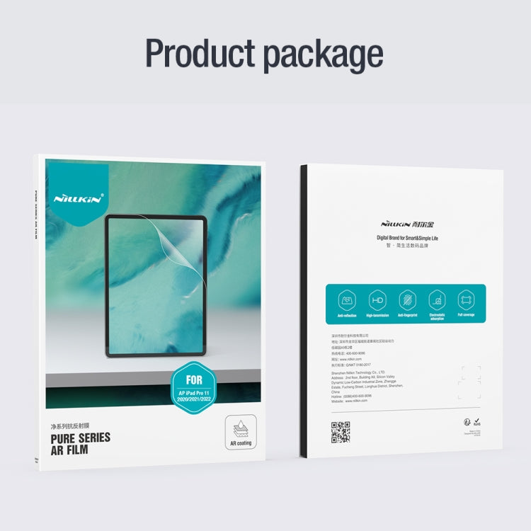 For iPad Pro 11 2020/2021/2022 NILLKIN Net Series Anti-Reflection Tempered Film - HoMEdemic™ 