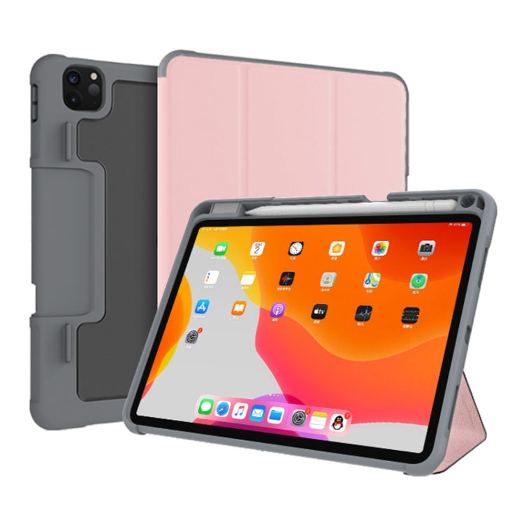 For iPad Pro 11 2022 / 2021 / 2020 Mutural Horizontal Flip Leather Tablet Case with Holder & Pen Slot(Rose Gold) - HoMEdemic™ 