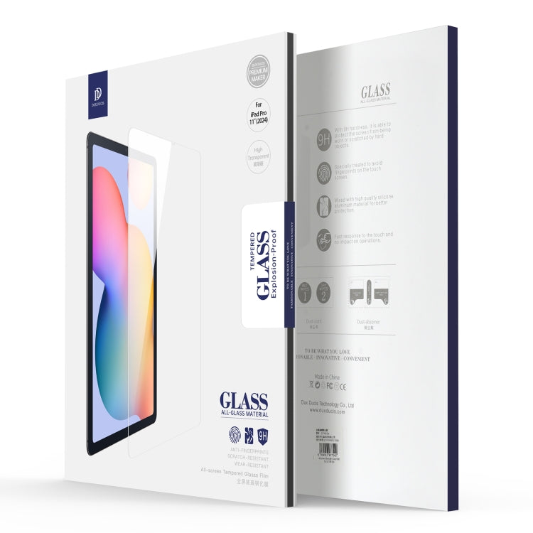 For iPad Pro 11 2025 / 2024 5pcs DUX DUCIS 0.33mm 9H HD Full Screen Tempered Glass Film - HoMEdemic™ 
