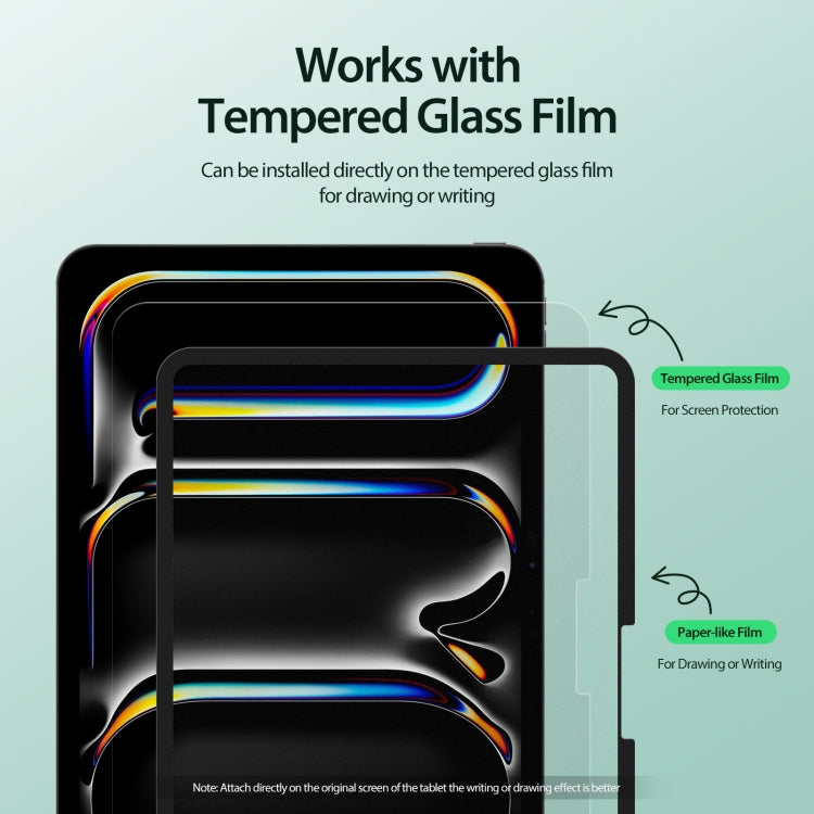 For iPad Pro 11 2025 / 2024 DUX DUCIS Naad Series Removable Paper-like Screen Protector - HoMEdemic™ 