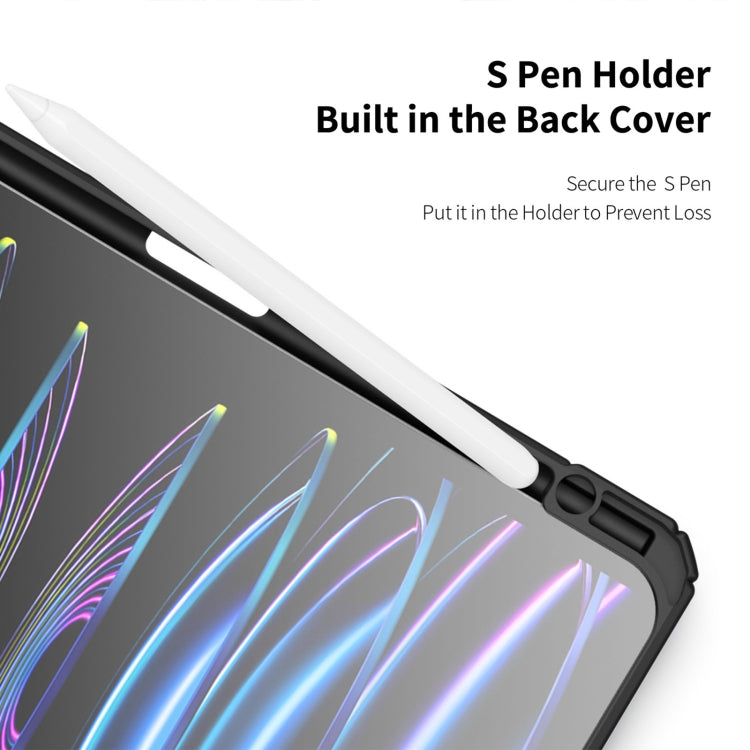 For iPad Pro 11 2025 / 2024 DUX DUCIS TOBY Series Antiskid Leather Tablet Case with Sleep / Wake-up Function(Black) - HoMEdemic™ 