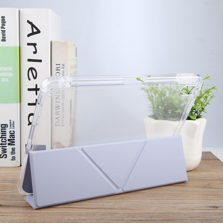 For iPad Pro 11 2025 / 2024 GEBEI Deformation Leather Tablet Case(Purple) - HoMEdemic™ 