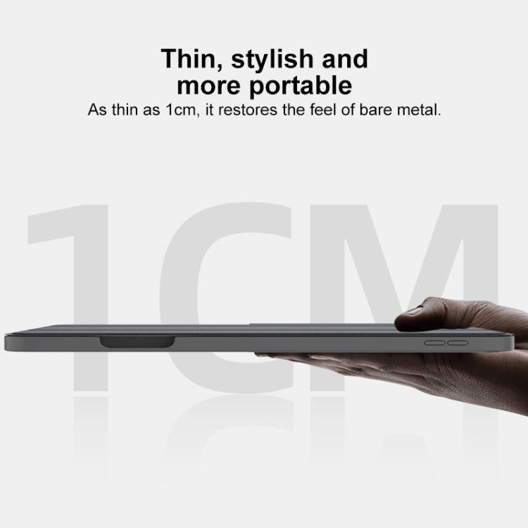 For iPad Pro 11 2025 / 2024 Mutural YASHI Series Tablet Leather Smart Case(Black) - HoMEdemic™ 