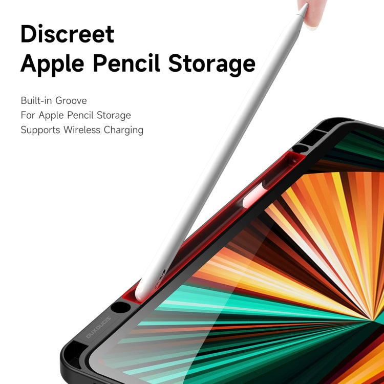 For iPad Pro 12.9 2022/2021/2020/2018 DUX DUCIS Magi Series Shockproof Tablet Case(Black) - HoMEdemic™ 