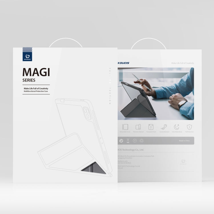 For iPad Pro 12.9 2022/2021/2020/2018 DUX DUCIS Magi Series Shockproof Tablet Case(Grey) - HoMEdemic™ 