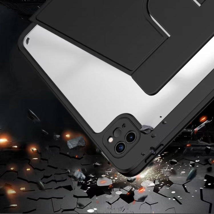 For iPad Pro 12.9 2022 / 2021 / 2020 / 2018 Mutural Jianshang Series Tablet Leather Smart Case(Dark Blue) - HoMEdemic™ 