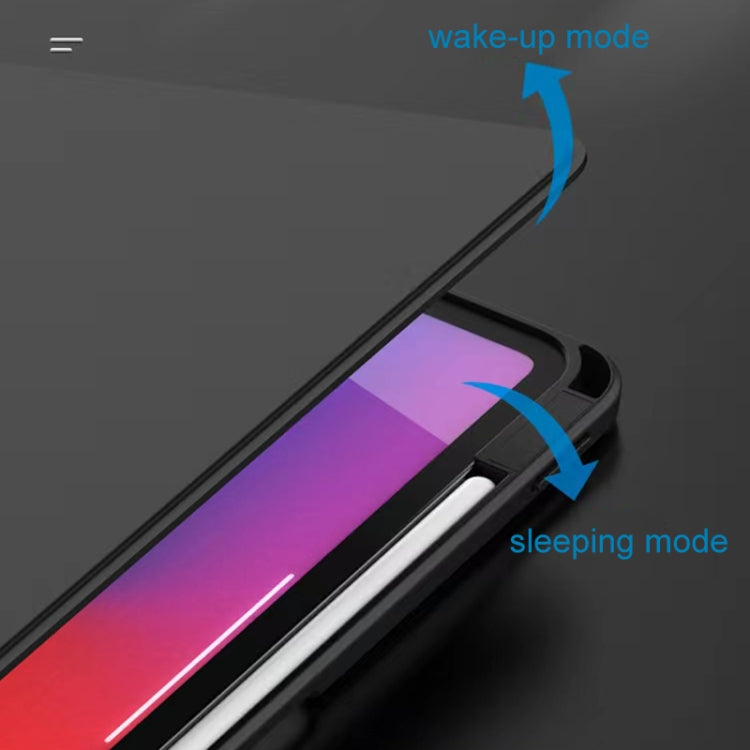 For iPad Pro 12.9 2022 / 2021 / 2020 / 2018 Mutural Jianshang Series Tablet Leather Smart Case(Sky Blue) - HoMEdemic™ 