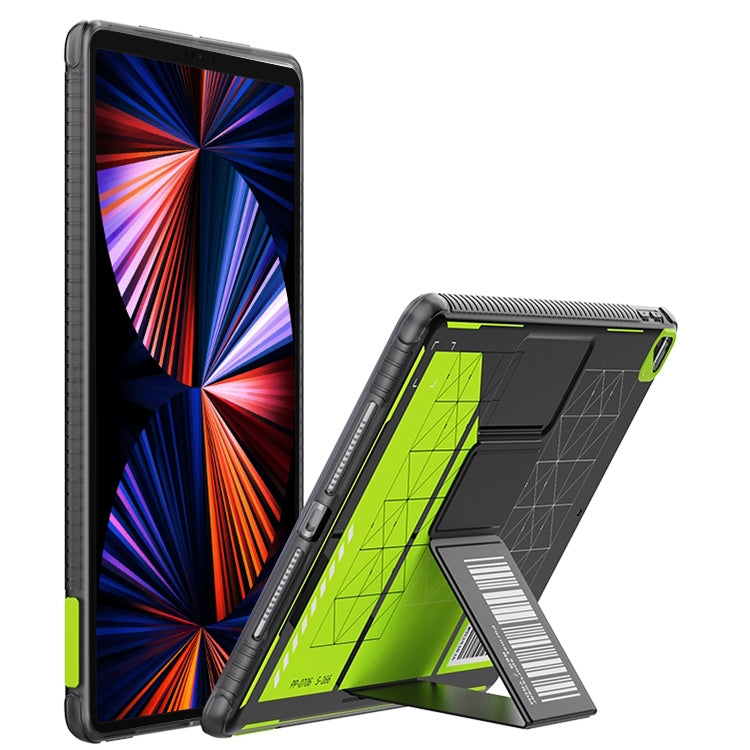 For iPad Pro 12.9 2022 / 2021 / 2020 Mutural XingTu Series Tablet Case with Holder(Cyan) - HoMEdemic™ 