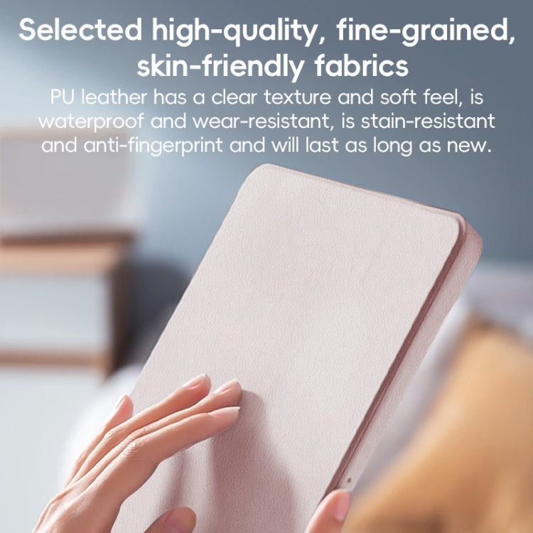 For iPad Pro 12.9 2022/2021/2020 ZGA Tri-Fold 360 Rotation Smart Leather Tablet Case(Black) - HoMEdemic™ 