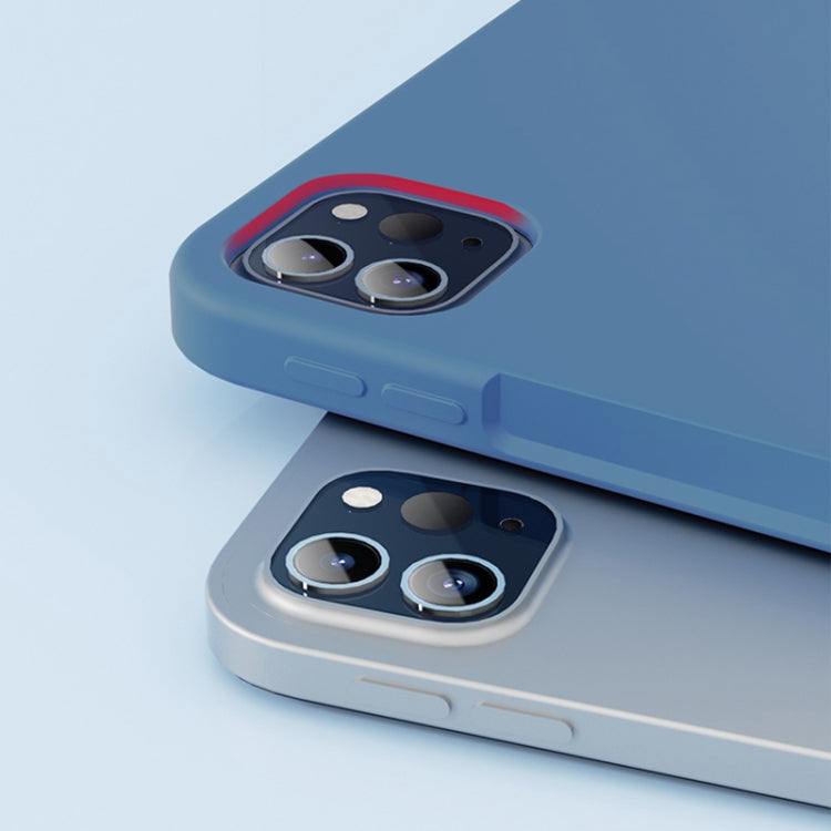 For iPad Pro 12.9 inch 2022 / 2021 / 2020 Mutural Silicone Microfiber Tablet Case(Pink) - HoMEdemic™ 