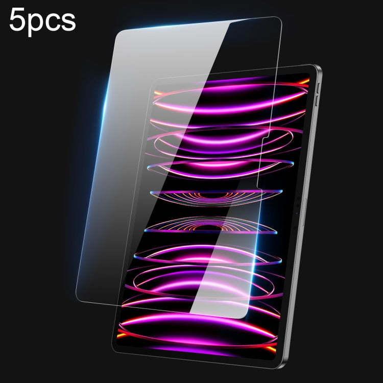 For iPad Pro 13 2025 / 2024 5pcs DUX DUCIS 0.33mm 9H HD Full Screen Tempered Glass Film - HoMEdemic™ 