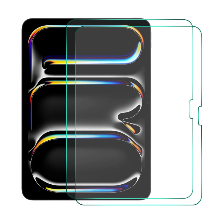 For iPad Pro 13 2024 / Air 13 2026 / 2025 2pcs ENKAY Hat-Prince 0.33mm Explosion-proof Tempered Glass Film - HoMEdemic™ 