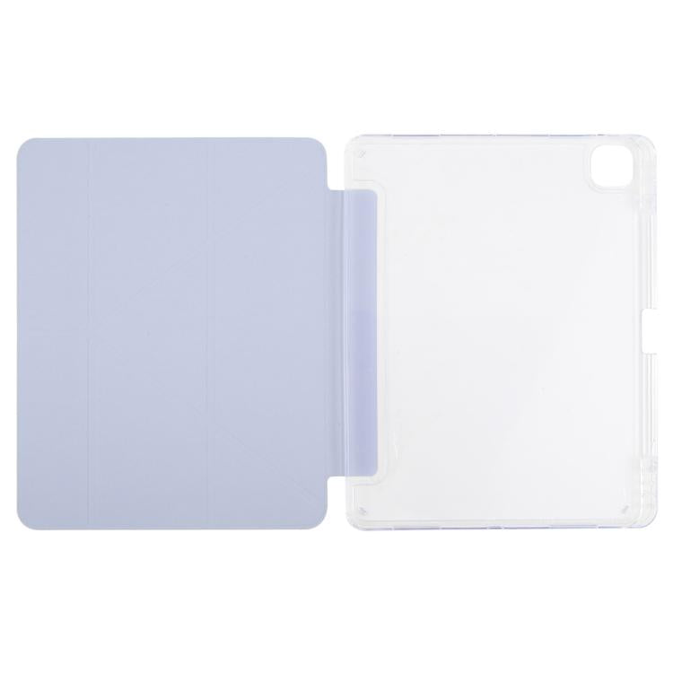 For iPad Pro 13 2025 / 2024 GEBEI Deformation Leather Tablet Case(Purple) - HoMEdemic™ 