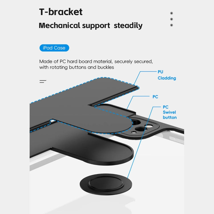 For iPad Pro 13 2025 / 2024 Mutural Jianshang Series Smart Leather Tablet Case(Sky Blue) - HoMEdemic™ 