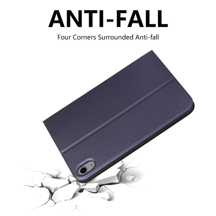 For iPad mini 2024 / mini 6 ENKAY Horizontal Flip PU Leather + TPU Smart Tablet Case with Holder & Sleep / Wake-up Function(Dark Blue) - HoMEdemic™ 