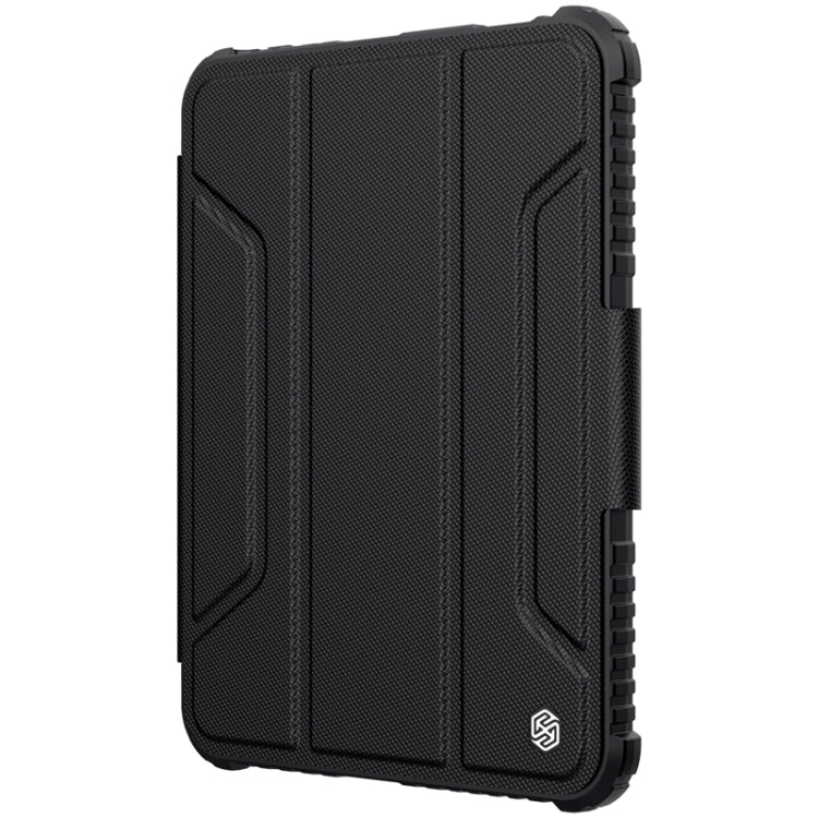 For iPad mini 6 / mini 2024 NILLKIN Bumper Pro Horizontal Flip Tablet Case with Pen Slot & Holder & Sleep / Wake-up Function(Black) - HoMEdemic™ 
