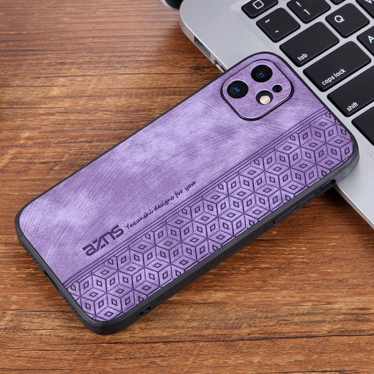 For iPhone 11 AZNS 3D Embossed Skin Feel Phone Case(Purple) - HoMEdemic™ 