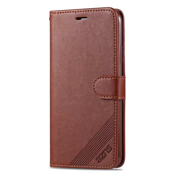 For iPhone 11 AZNS Sheepskin Texture Horizontal Flip Leather Case with Holder & Card Slots & Wallet(Brown) - HoMEdemic™ 