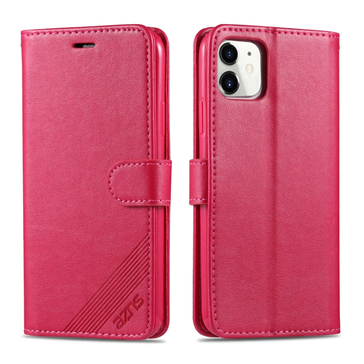 For iPhone 11 AZNS Sheepskin Texture Horizontal Flip Leather Case with Holder & Card Slots & Wallet(Red) - HoMEdemic™ 