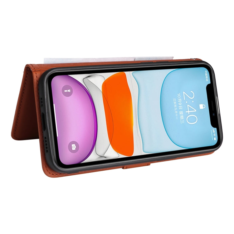 For iPhone 11 BETOPNICE BN-005 2 in 1 Detachable Imitate Genuine Leather Phone Case(Brown) - HoMEdemic™ 