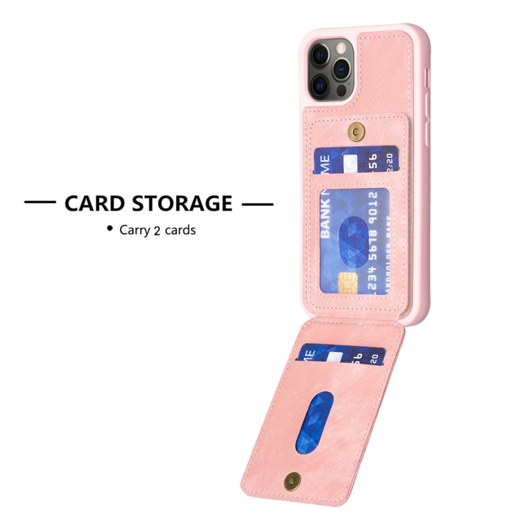For iPhone 11 BF28 Frosted Card Bag Phone Case with Holder(Pink) - HoMEdemic™ 