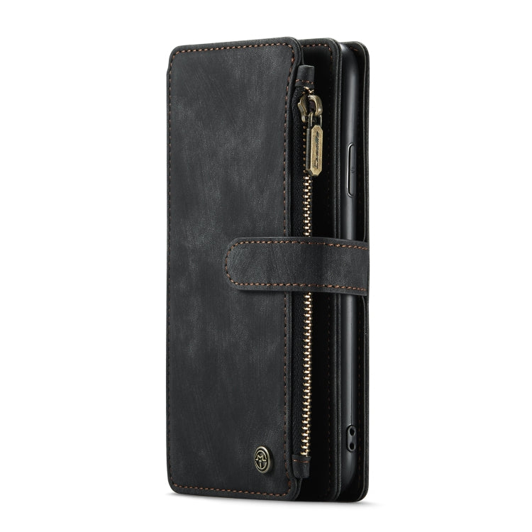 For iPhone 11 CaseMe-C30 PU + TPU Multifunctional Horizontal Flip Leather Case with Holder & Card Slot & Wallet & Zipper Pocket (Black) - HoMEdemic™ 