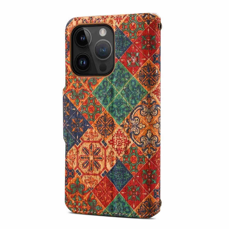 For iPhone 11 Denior Flower Language Series Cork Fabric Oil Edge Leather Phone Case(Winter) - HoMEdemic™ 