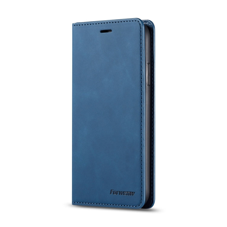 For iPhone 11 Forwenw Dream Series Oil Edge Strong Magnetism Horizontal Flip Leather Case with Holder & Card Slots & Wallet & Photo Frame(Blue) - HoMEdemic™ 