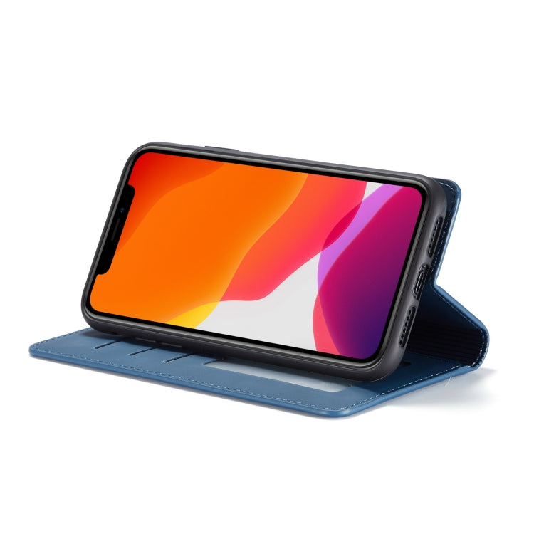 For iPhone 11 Forwenw Dream Series Oil Edge Strong Magnetism Horizontal Flip Leather Case with Holder & Card Slots & Wallet & Photo Frame(Blue) - HoMEdemic™ 