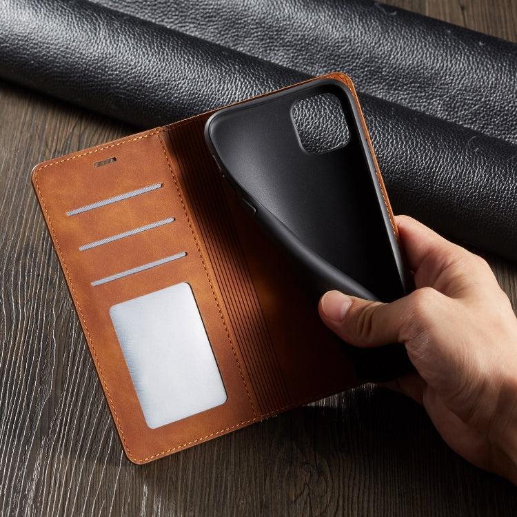 For iPhone 11 Forwenw Dream Series Oil Edge Strong Magnetism Horizontal Flip Leather Case with Holder & Card Slots & Wallet & Photo Frame(Red) - HoMEdemic™ 