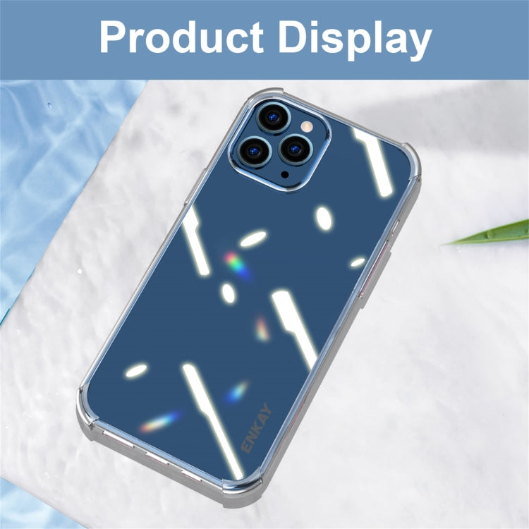 For iPhone 11 Hat-Prince ENKAY Clear TPU Shockproof Airbag Soft Case + Camera Lens Glass Film - HoMEdemic™ 