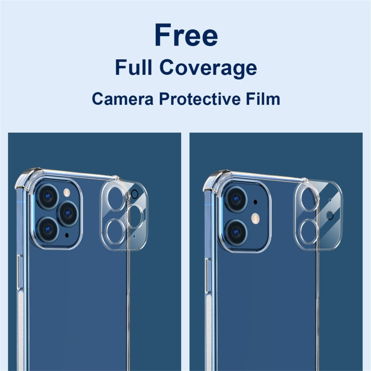 For iPhone 11 Hat-Prince ENKAY Clear TPU Shockproof Airbag Soft Case + Camera Lens Glass Film - HoMEdemic™ 