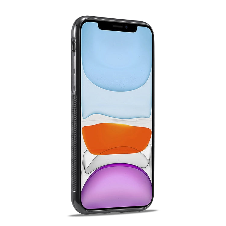 For iPhone 11 LC.IMEEKE 3 in 1 Carbon Fiber Texture Shockproof Phone Case(Black) - HoMEdemic™ 