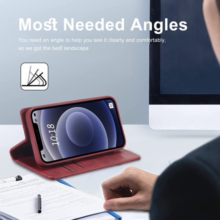 For iPhone 11 LC.IMEEKE RFID Anti-theft Leather Phone Case(Red) - HoMEdemic™ 