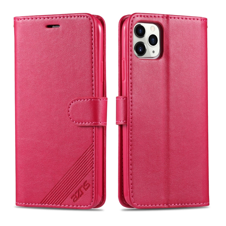 For iPhone 11 Pro AZNS Sheepskin Texture Horizontal Flip Leather Case with Holder & Card Slots & Wallet(Red) - HoMEdemic™ 