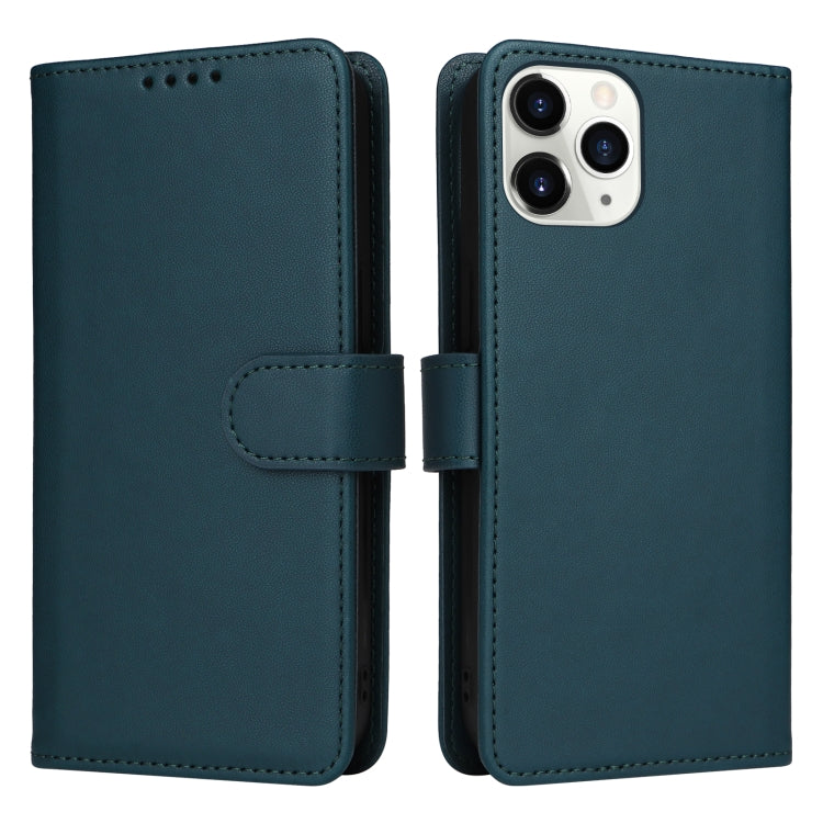 For iPhone 11 Pro BETOPNICE BN-005 2 in 1 Detachable Imitate Genuine Leather Phone Case(Blue) - HoMEdemic™ 
