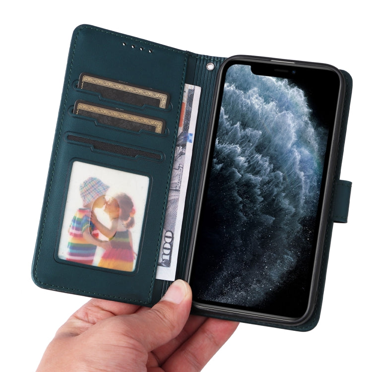 For iPhone 11 Pro BETOPNICE BN-005 2 in 1 Detachable Imitate Genuine Leather Phone Case(Blue) - HoMEdemic™ 