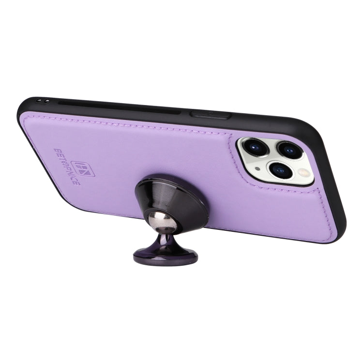 For iPhone 11 Pro BETOPNICE BN-005 2 in 1 Detachable Imitate Genuine Leather Phone Case(Light Purple) - HoMEdemic™ 