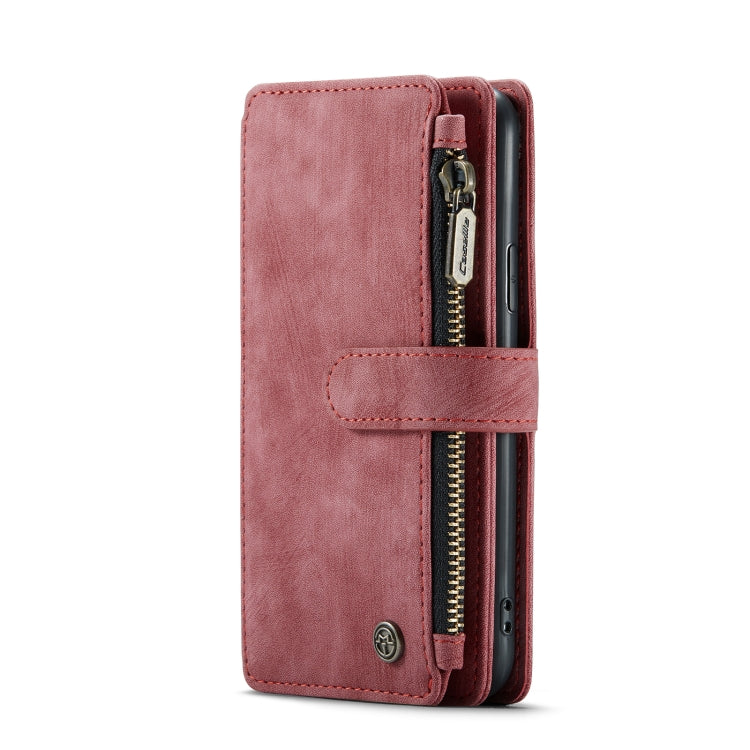 For iPhone 11 Pro CaseMe-C30 PU + TPU Multifunctional Horizontal Flip Leather Case with Holder & Card Slot & Wallet & Zipper Pocket (Red) - HoMEdemic™ 