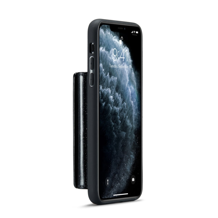 For iPhone 11 Pro DG.MING M3 Series Glitter Powder Card Bag Leather Case(Black) - HoMEdemic™ 