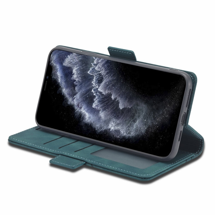 For iPhone 11 Pro Forwenw Dual-side Buckle Leather Phone Case (Dark Cyan) - HoMEdemic™ 