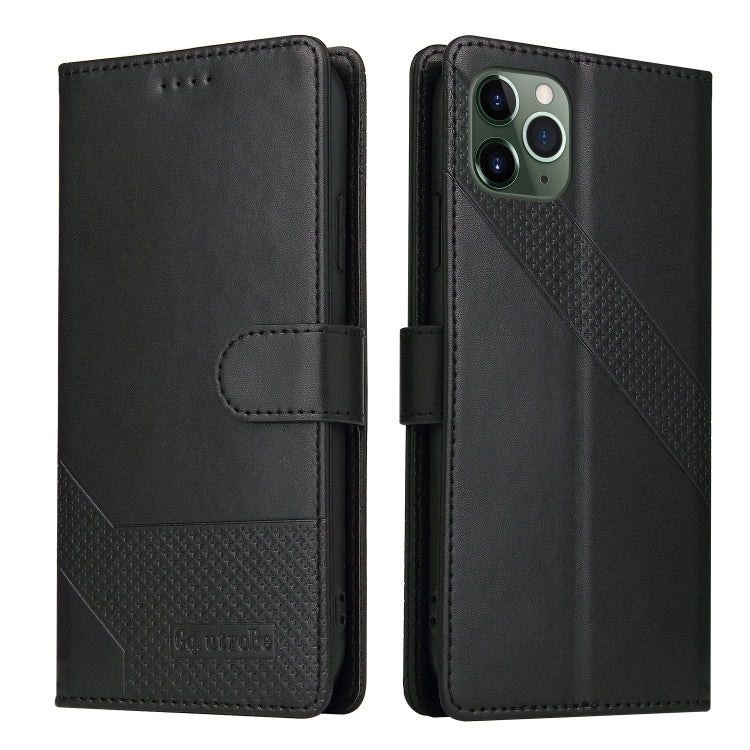 For iPhone 11 Pro GQUTROBE Skin Feel Magnetic Leather Phone Case (Black) - HoMEdemic™ 