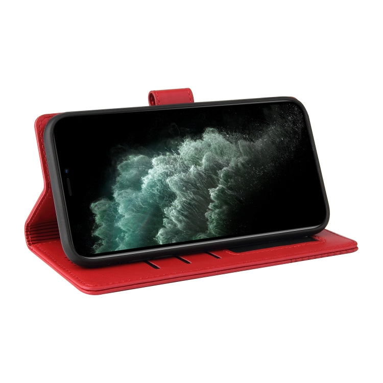 For iPhone 11 Pro GQUTROBE Skin Feel Magnetic Leather Phone Case (Red) - HoMEdemic™ 