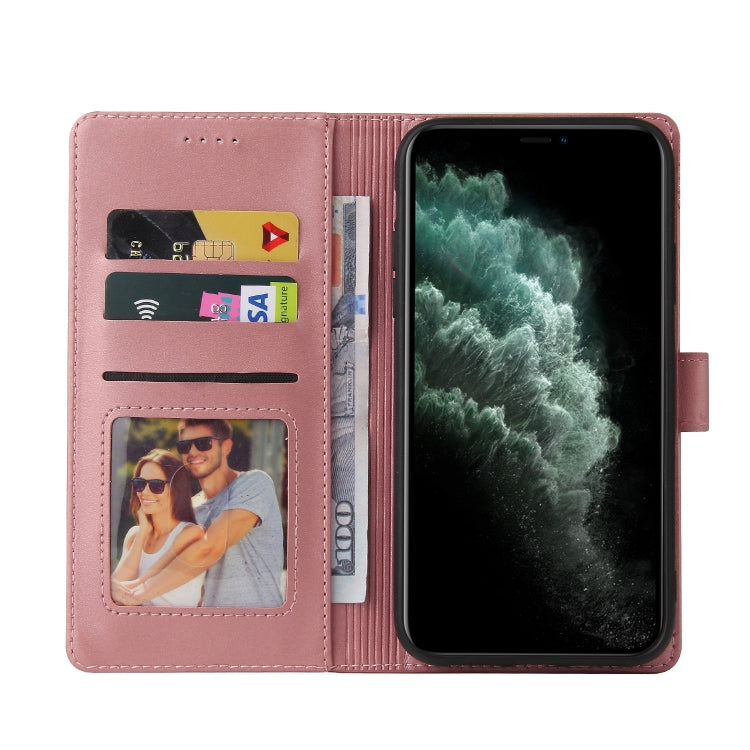 For iPhone 11 Pro GQUTROBE Skin Feel Magnetic Leather Phone Case (Rose Gold) - HoMEdemic™ 