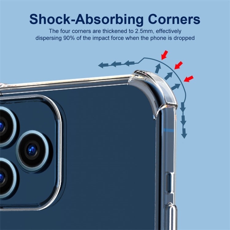 For iPhone 11 Pro Hat-Prince ENKAY Clear TPU Shockproof Airbag Soft Case + Camera Lens Glass Film - HoMEdemic™ 