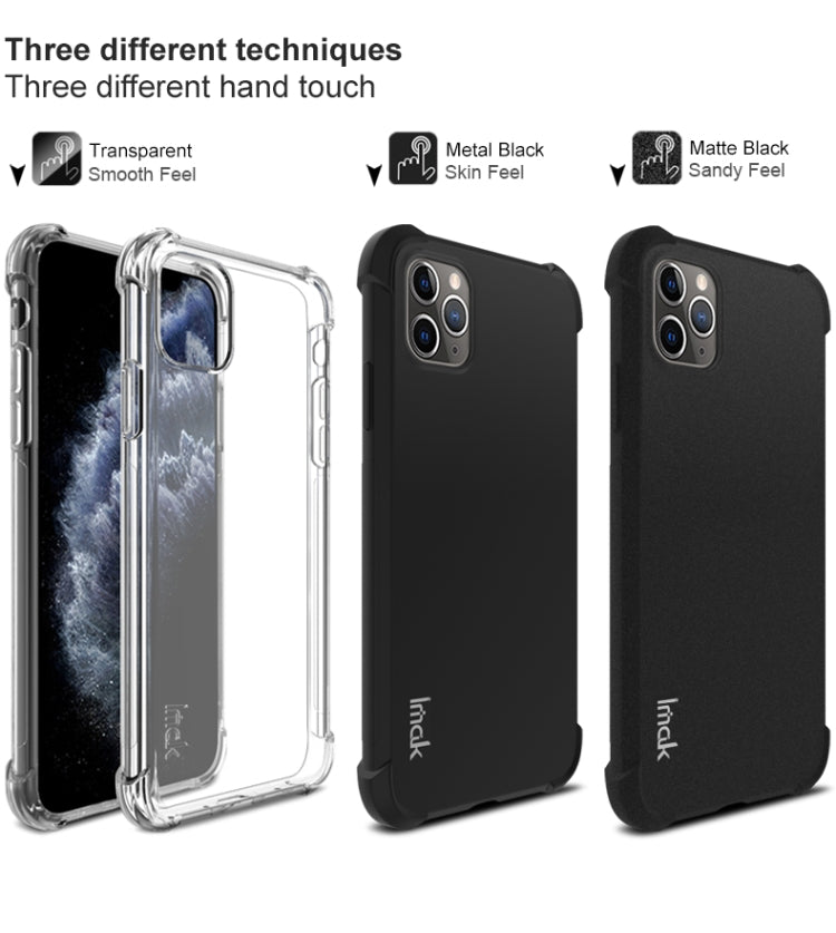 For iPhone 11 Pro IMAK All-inclusive Shockproof Airbag TPU Case, with Screen Protector(Black) - HoMEdemic™ 