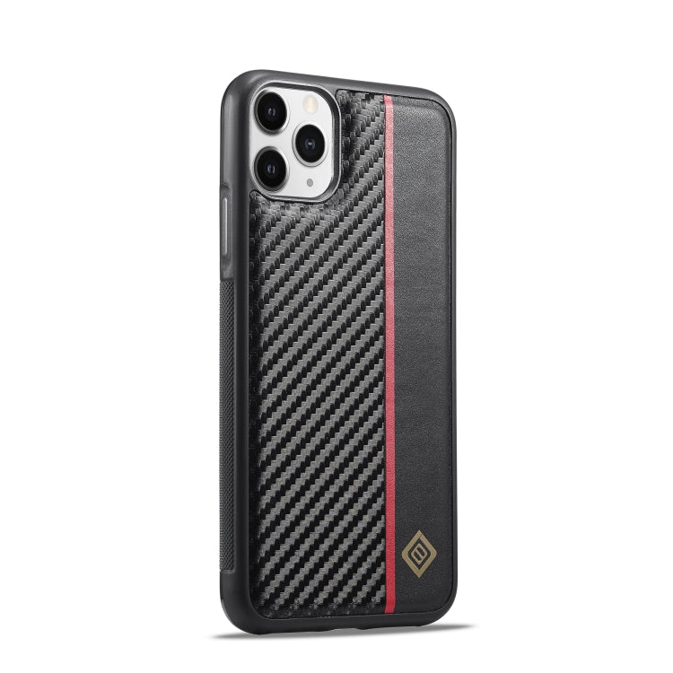 For iPhone 11 Pro LC.IMEEKE 3 in 1 Carbon Fiber Texture Shockproof Phone Case(Black) - HoMEdemic™ 