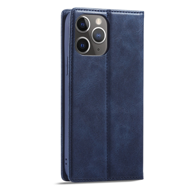For iPhone 11 Pro LC.IMEEKE RFID Anti-theft Leather Phone Case(Blue) - HoMEdemic™ 